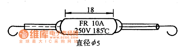 热熔断器的典型结构