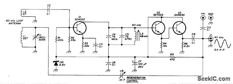 60kHz WWVB前置放大器
