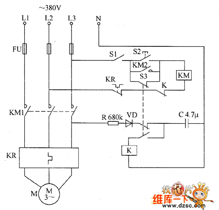 织布机节电控制器电路图六
