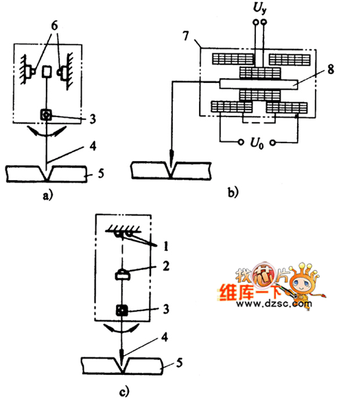 电子式传感器原理电路图