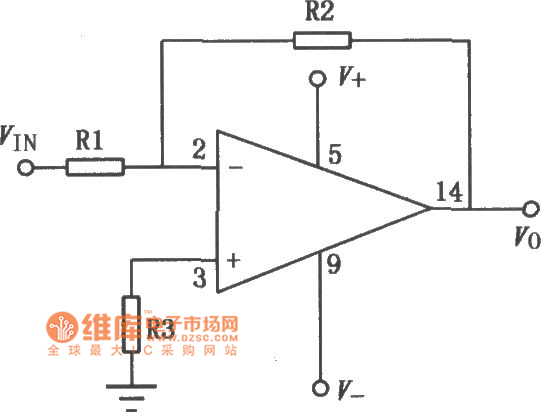 CF7631系列双电源高输入阻抗三运放电路图